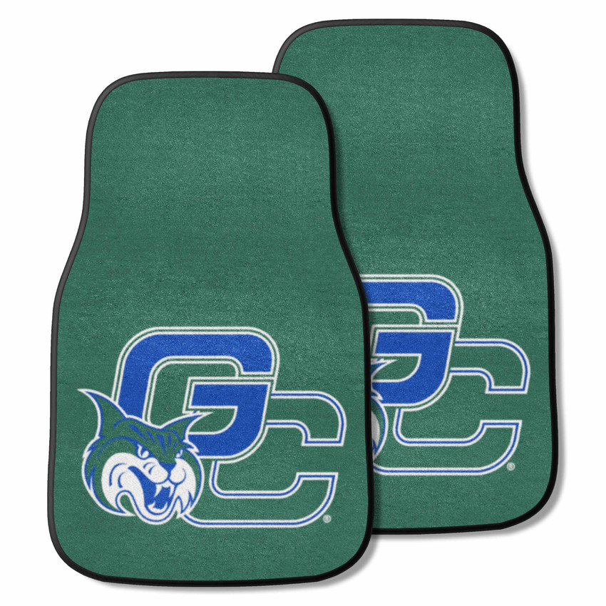 Georgia College Bobcats 2-pc Carpet Car Mat Set