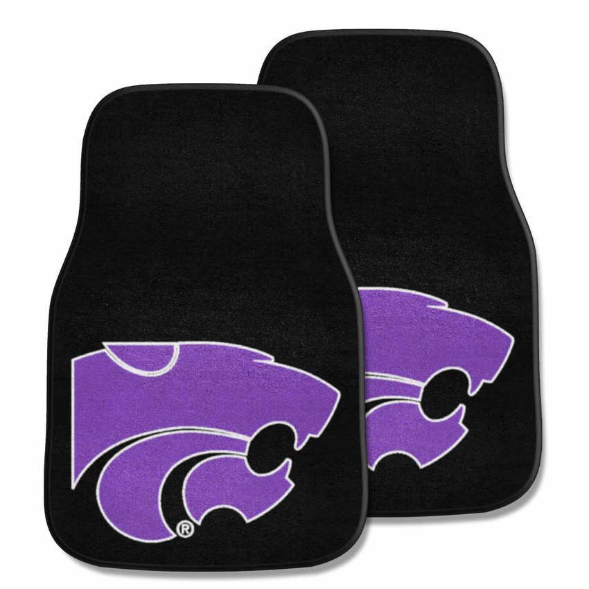 Kansas State Wildcats 2-pc Carpet Car Mat Set