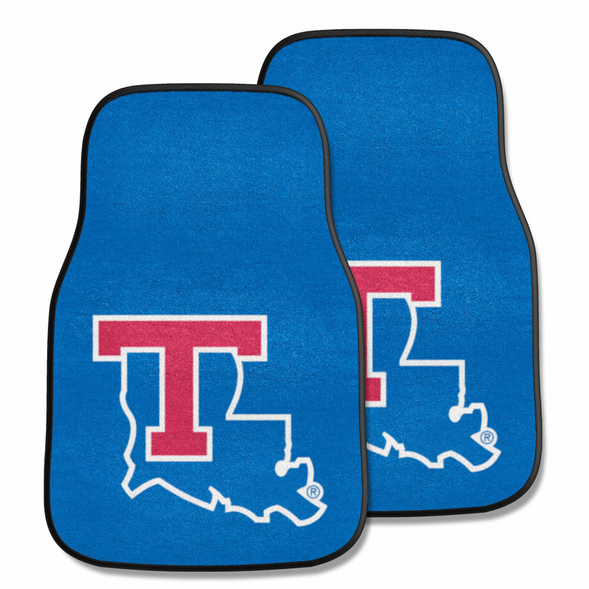 Louisiana Tech Bulldogs 2-pc Carpet Car Mat Set