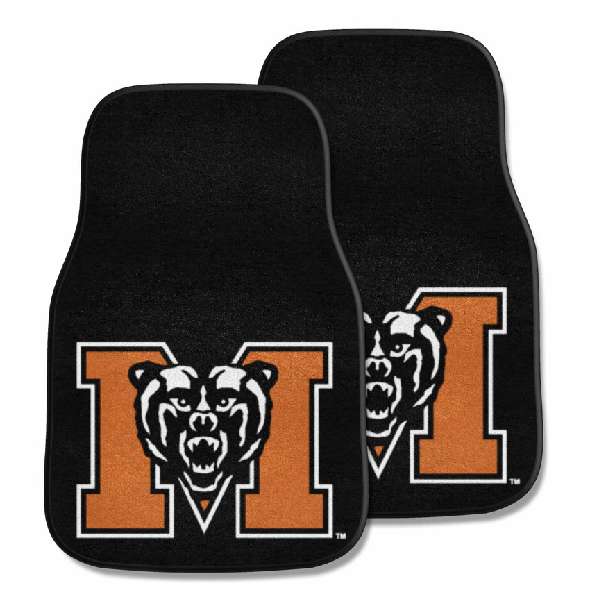 Mercer Bears 2-pc Carpet Car Mat Set