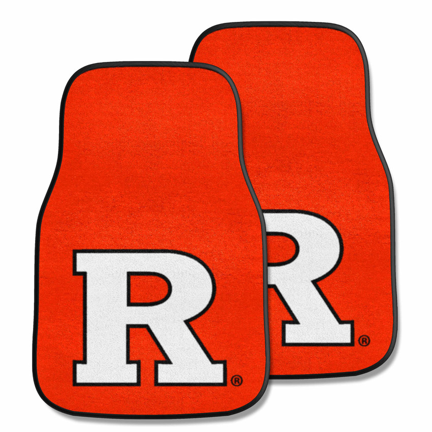 Rutgers Scarlett Knights 2-pc Carpet Car Mat Set