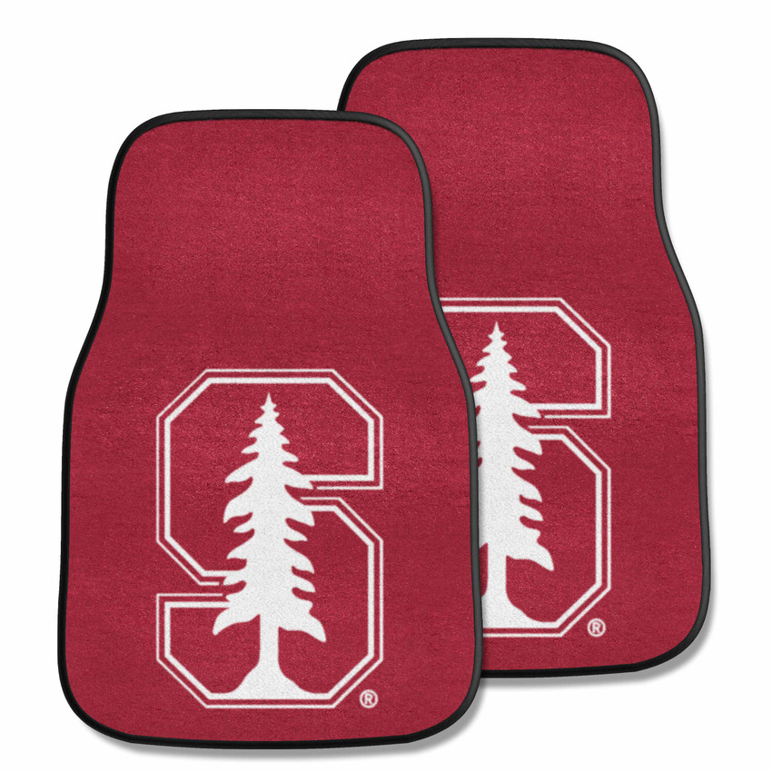 Stanford Cardinal 2-pc Carpet Car Mat Set