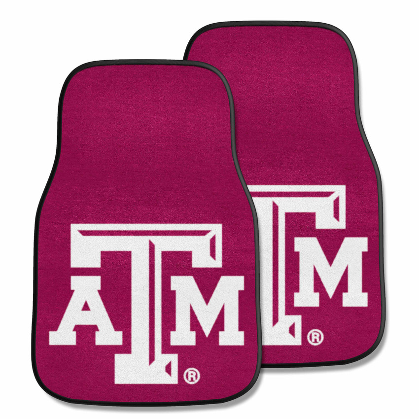 Texas A&M Aggies 2-pc Carpet Car Mat Set