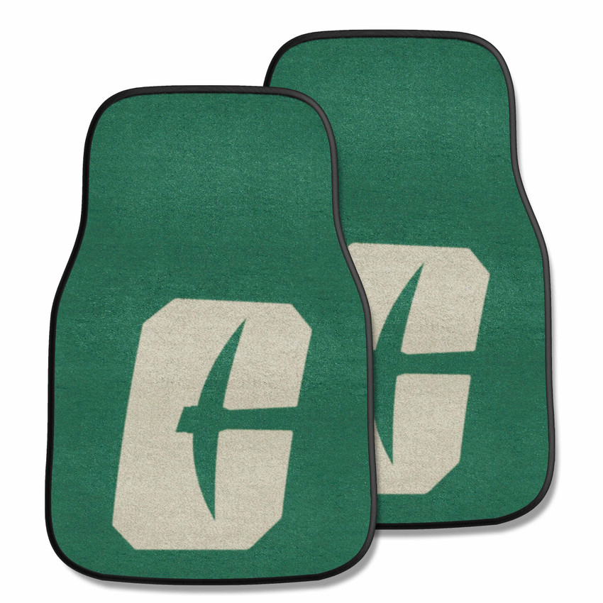 Charlotte 49ers 2-pc Carpet Car Mat Set