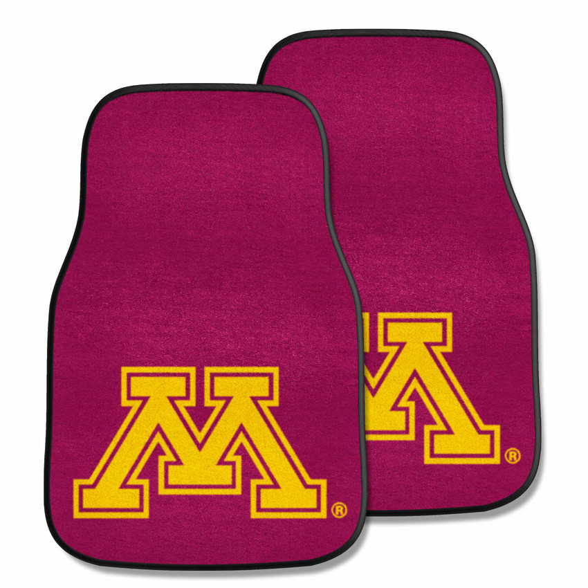 Minnesota Golden Gophers 2-pc Carpet Car Mat Set