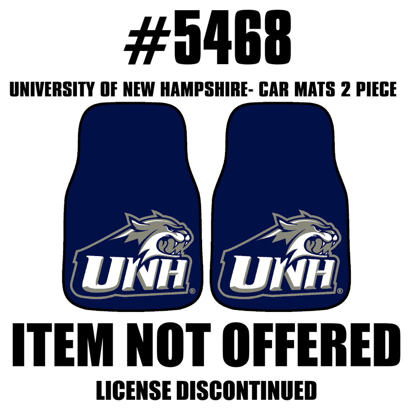 New Hampshire Wildcats 2-pc Carpet Car Mat Set