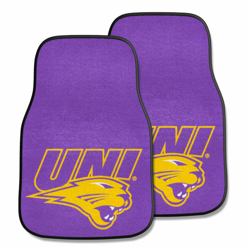 Northern Iowa Panthers 2-pc Carpet Car Mat Set