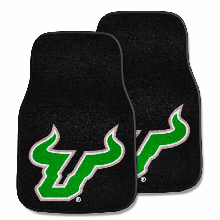 South Florida Bulls 2-pc Carpet Car Mat Set