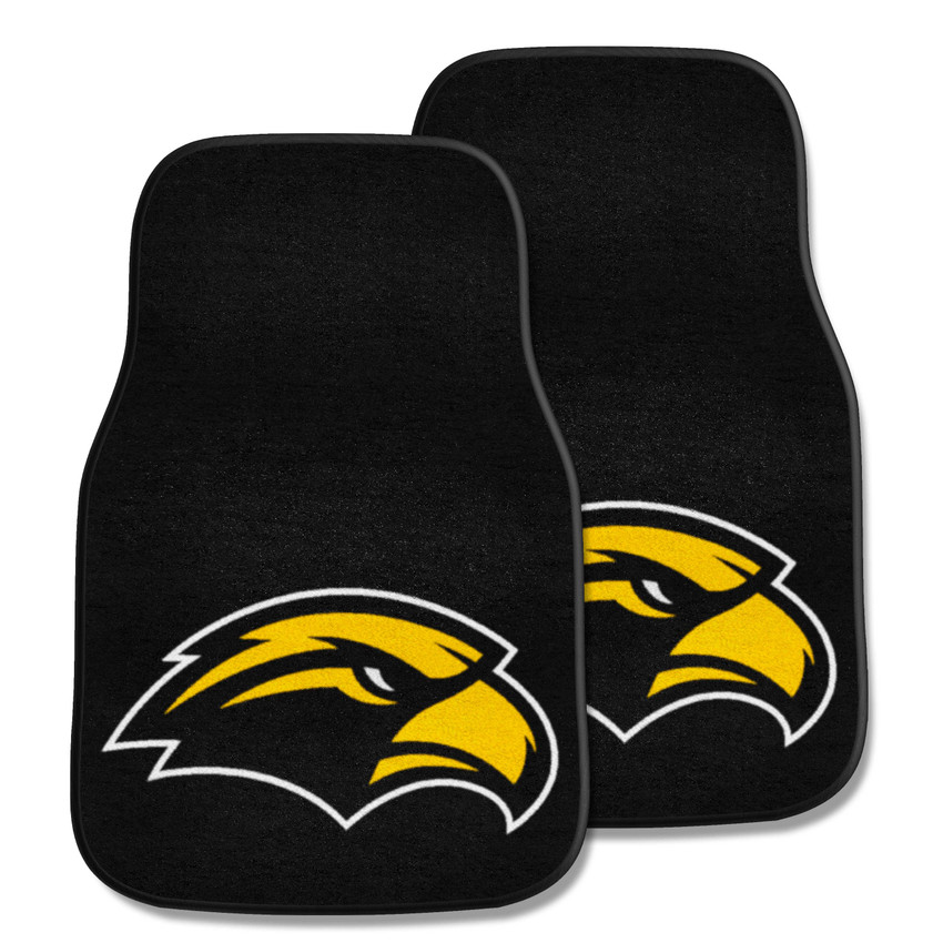 Southern Miss Golden Eagles 2-pc Carpet Car Mat Set