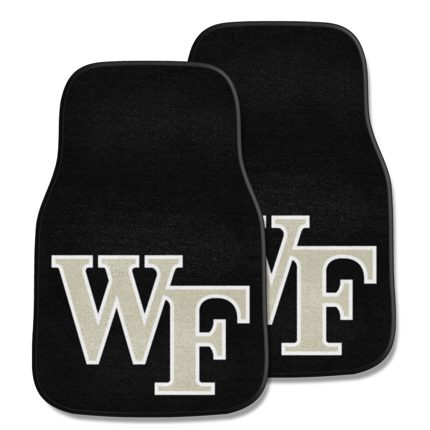 Wake Forest Demon Deacons 2-pc Carpet Car Mat Set