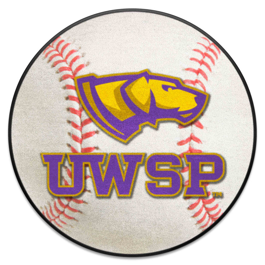 Wisconsin-Stevens Point Pointers Baseball Rug - 27in. Diameter