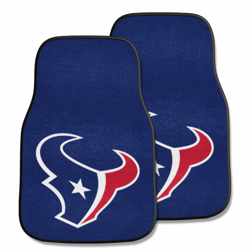 Houston Texans Front Carpet Car Mat Set - 2 Pieces