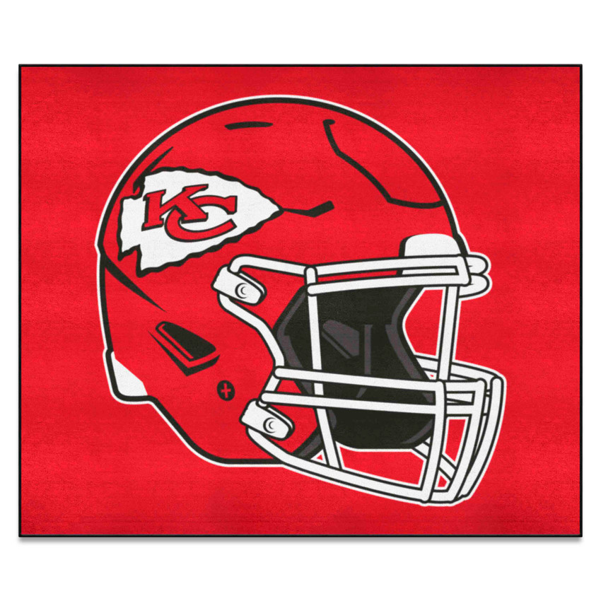 Kansas City Chiefs Tailgater Rug - 5ft. x 6ft. Chiefs Helmet Logo