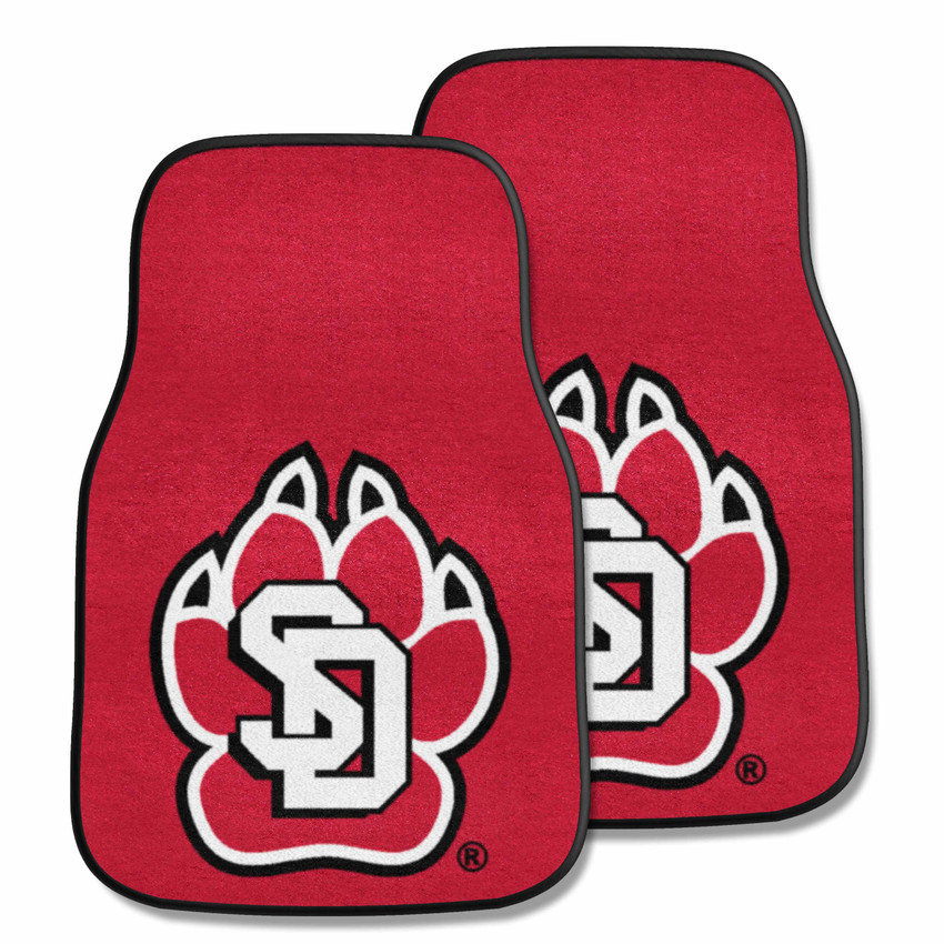 South Dakota Coyotes 2-pc Carpet Car Mat Set