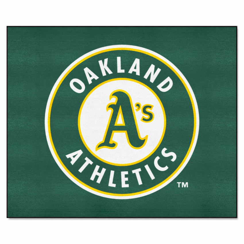 Oakland Athletics Tailgater Rug - 5ft. x 6ft. Circular Athletics Primary Logo