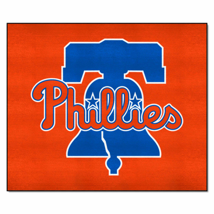 Philadelphia Phillies Tailgater Rug - 5ft. x 6ft. P Cap Logo & Wordmark