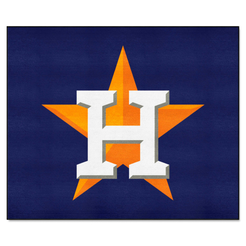 Houston Astros Tailgater Rug - 5ft. x 6ft. Circular Star H with Wordmark Primary Logo