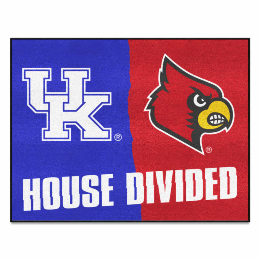 Kentucky / Louisville House Divided House Divided Rug - 34 in. x 42.5 in.