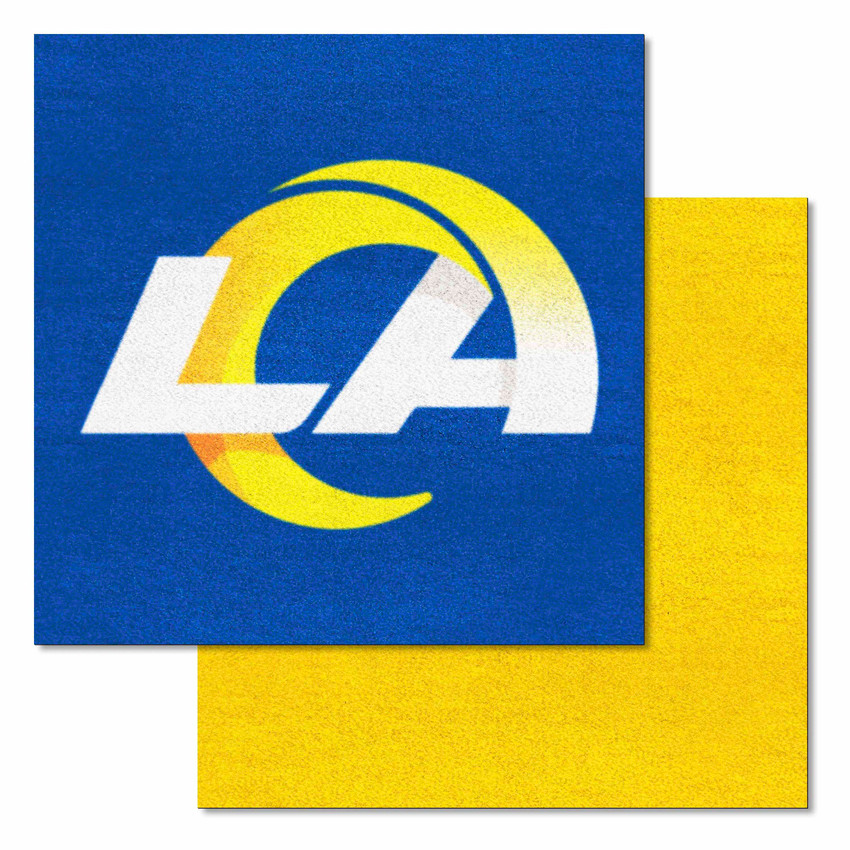 Los Angeles Rams Team Carpet Tiles "Ram" Logo Navy