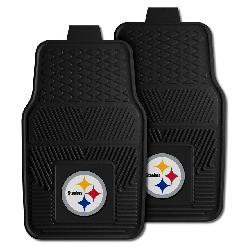 Pittsburgh Steelers Heavy Duty Car Mat Set - 2 Pieces