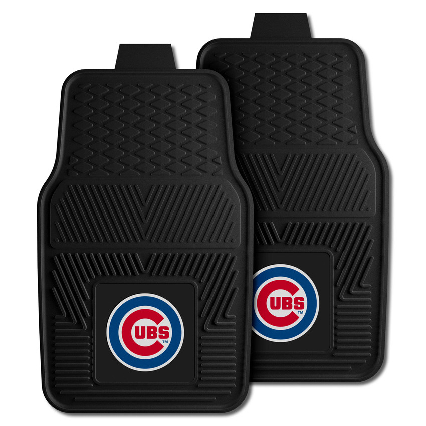MLB - Chicago Cubs 2-pc Vinyl Car Mat Set 17"x27"