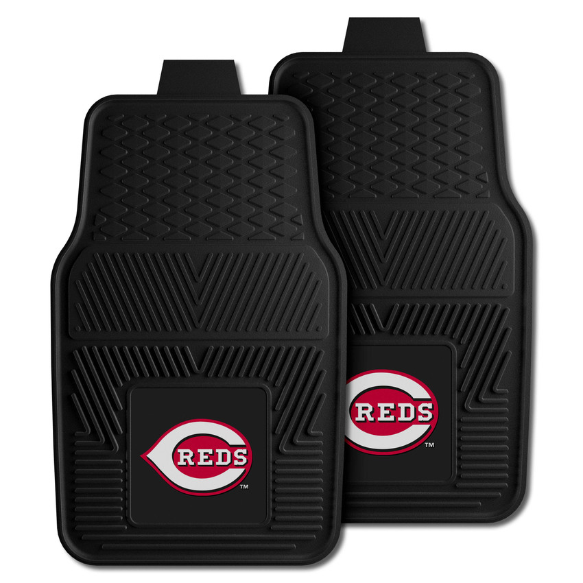 MLB - Cincinnati Reds 2-pc Vinyl Car Mat Set 17"x27"