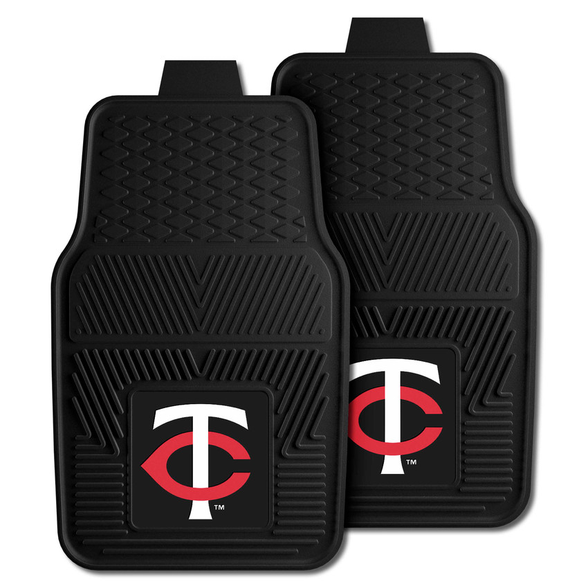 MLB - Minnesota Twins 2-pc Vinyl Car Mat Set 17"x27"