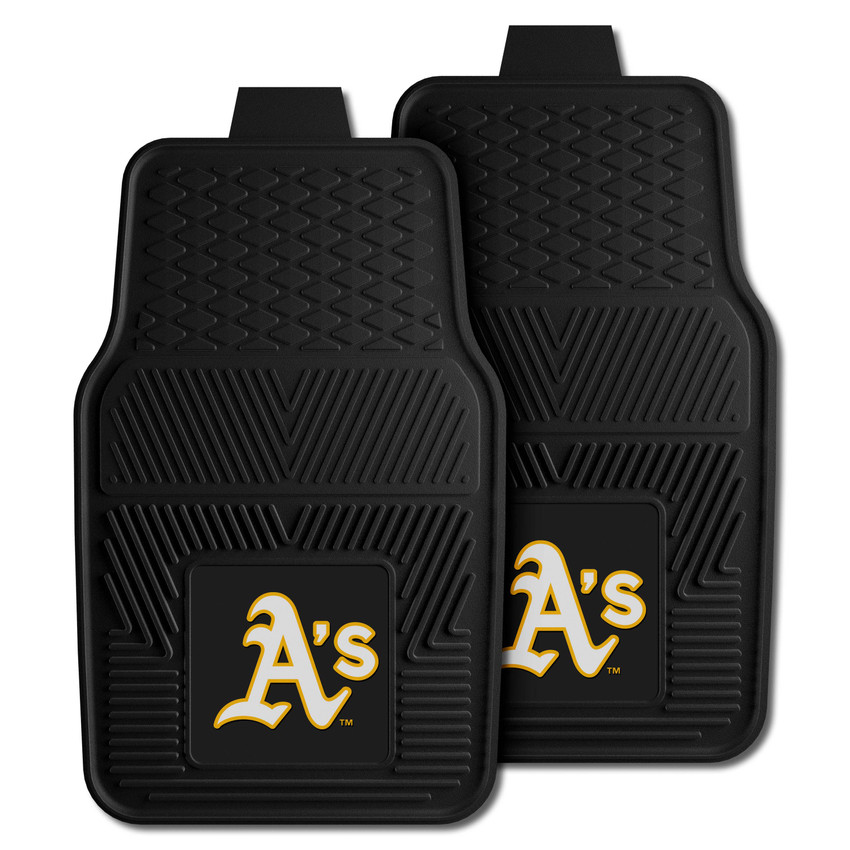 MLB - Oakland Athletics 2-pc Vinyl Car Mat Set 17"x27"
