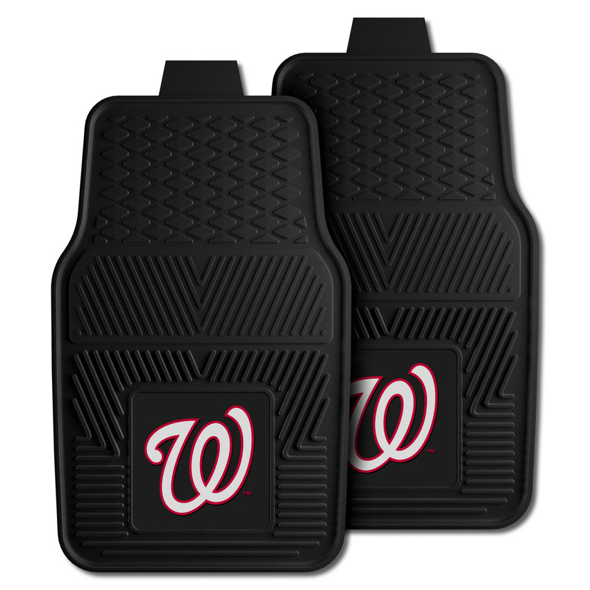 MLB - Washington Nationals 2-pc Vinyl Car Mat Set 17"x27"