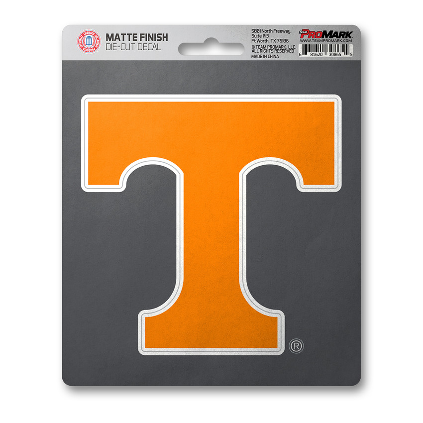 Tennessee Volunteers Matte Decal "Power T" Logo