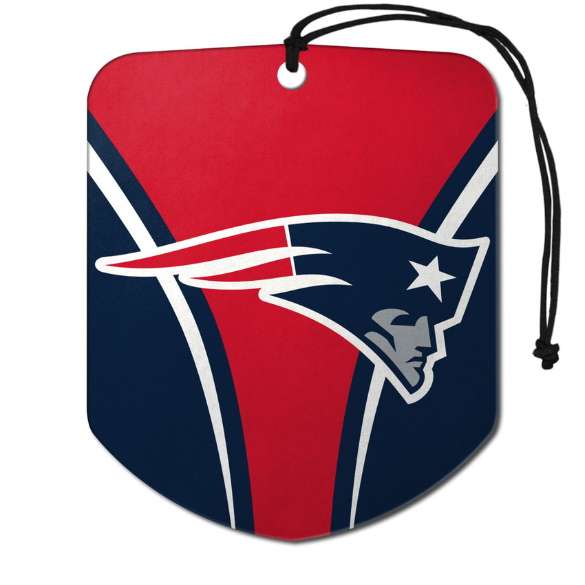 New England Patriots Air Freshener 2-pk Patriots Primary Logo Blue & Red
