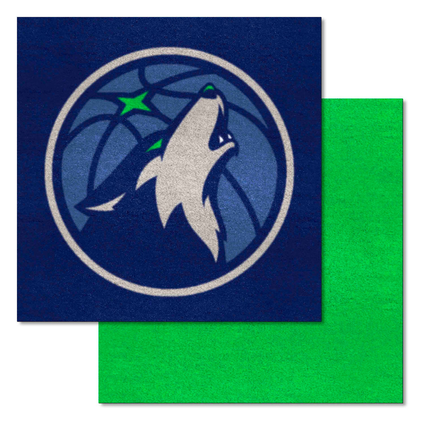 NBA - Minnesota Timberwolves Team Carpet Tiles 18"x18" tiles
