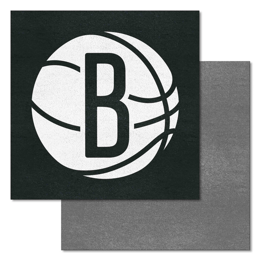 NBA - Brooklyn Nets Team Carpet Tiles 18"x18" tiles