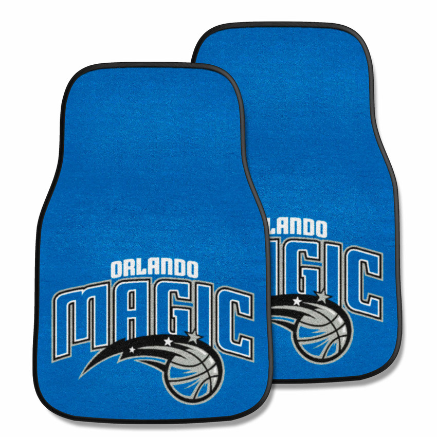 Orlando Magic Front Carpet Car Mat Set - 2 Pieces Magic Basketball Primary Logo
