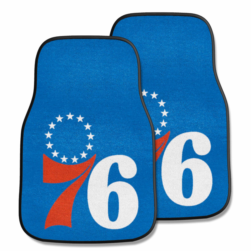 Philadelphia 76ers Front Carpet Car Mat Set - 2 Pieces 76 Primary Logo