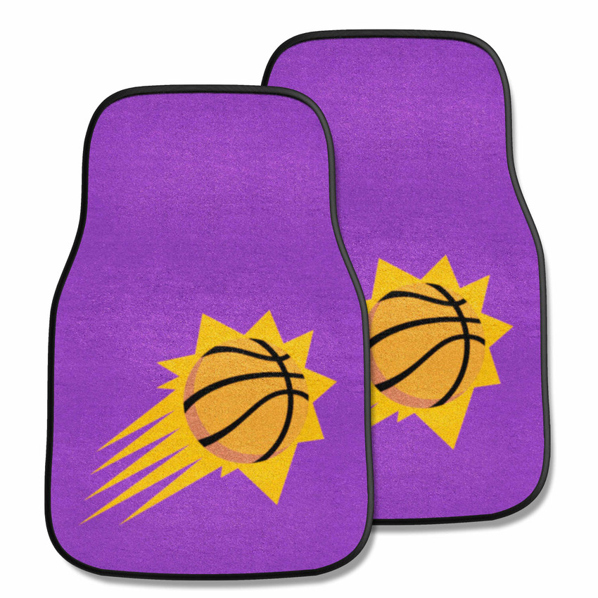Phoenix Suns Front Carpet Car Mat Set - 2 Pieces Sun Basketball Primary Logo