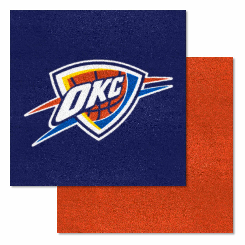 NBA - Oklahoma City Thunder Team Carpet Tiles 18"x18" tiles