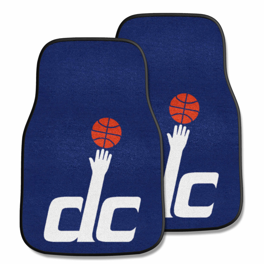 Washington Wizards Front Carpet Car Mat Set - 2 Pieces DC Secondary Logo