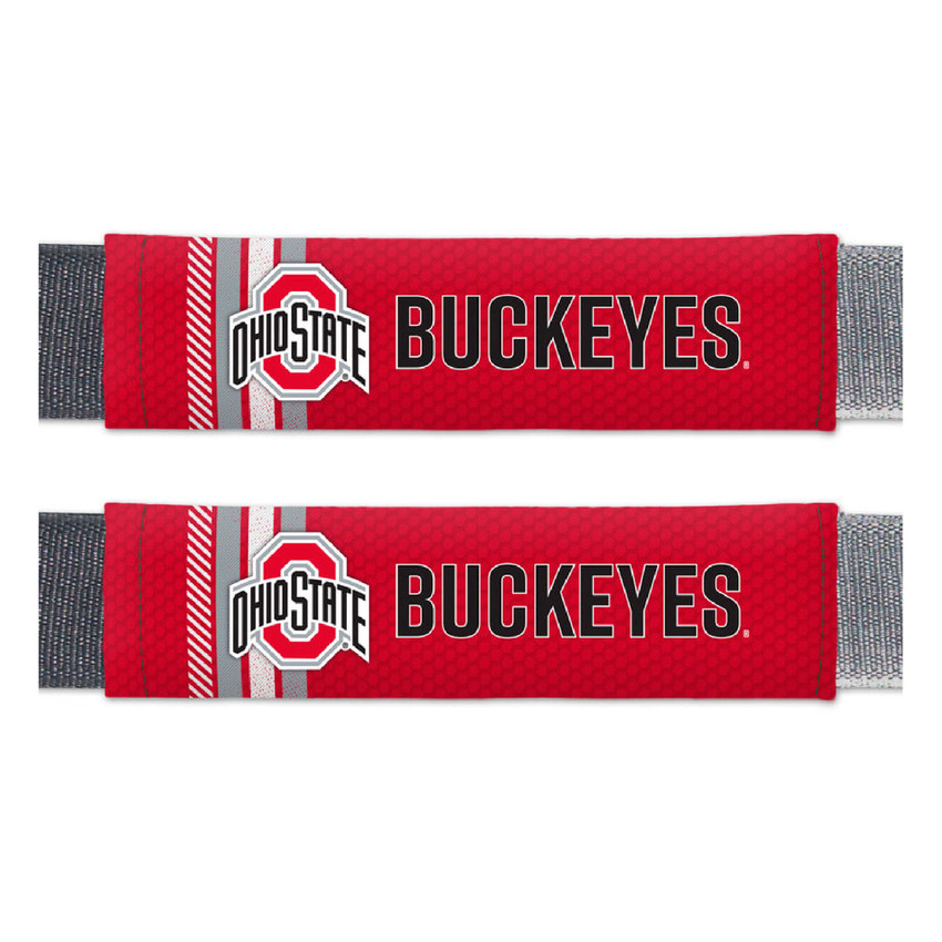 Ohio State Buckeyes Seat Belt Pads Rally Design