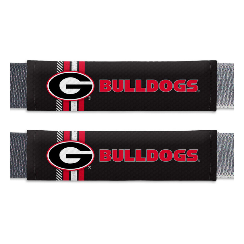 Georgia Bulldogs Seat Belt Pads Rally Design
