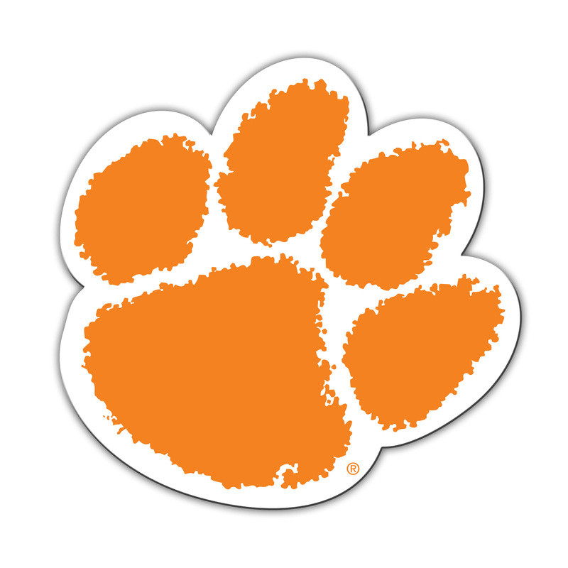 Clemson Tigers 12" Car Magnet