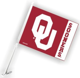 Oklahoma Sooners Flag Car Style
