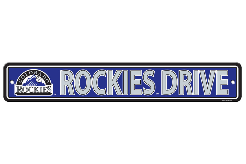 MLB COLORADO ROCKIES STREET SIGN - 60327 - 023245603270