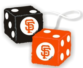 San Francisco Giants Fuzzy Dice