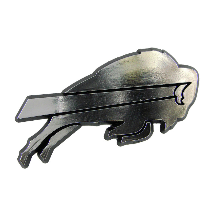 Buffalo Bills Molded Chrome Plastic Emblem Buffalo Primary Logo