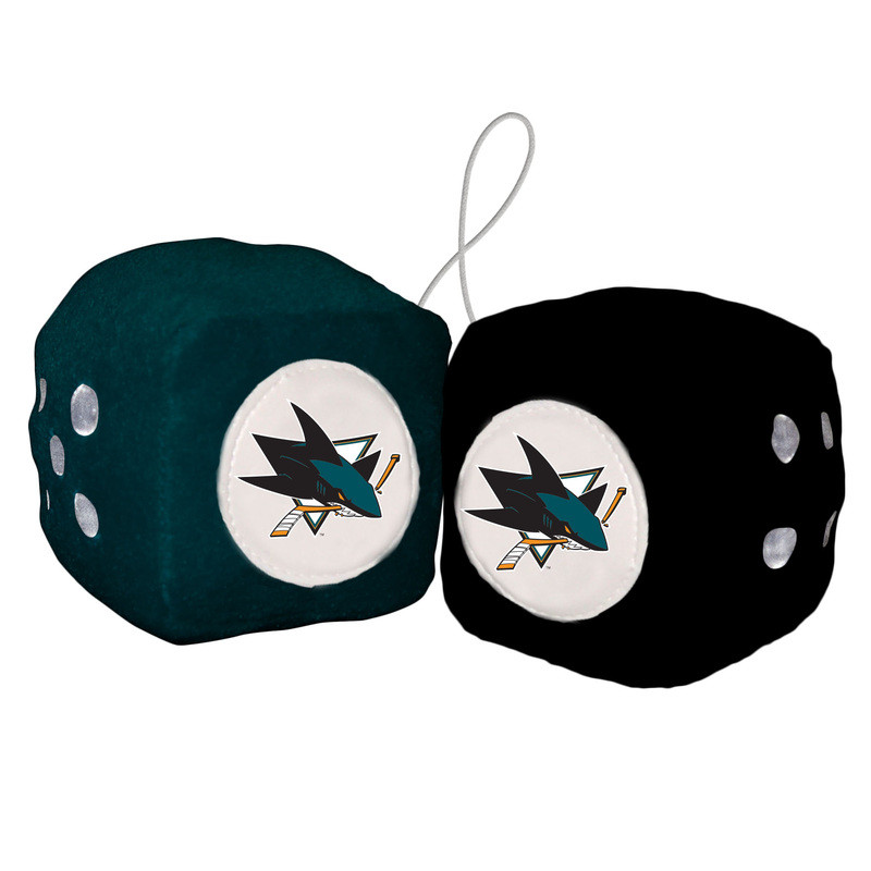 San Jose Sharks Fuzzy Dice