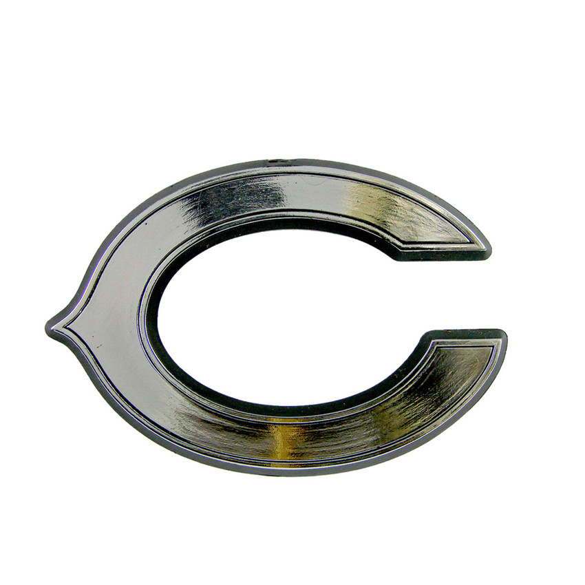 Chicago Bears Molded Chrome Plastic Emblem C Primary Logo
