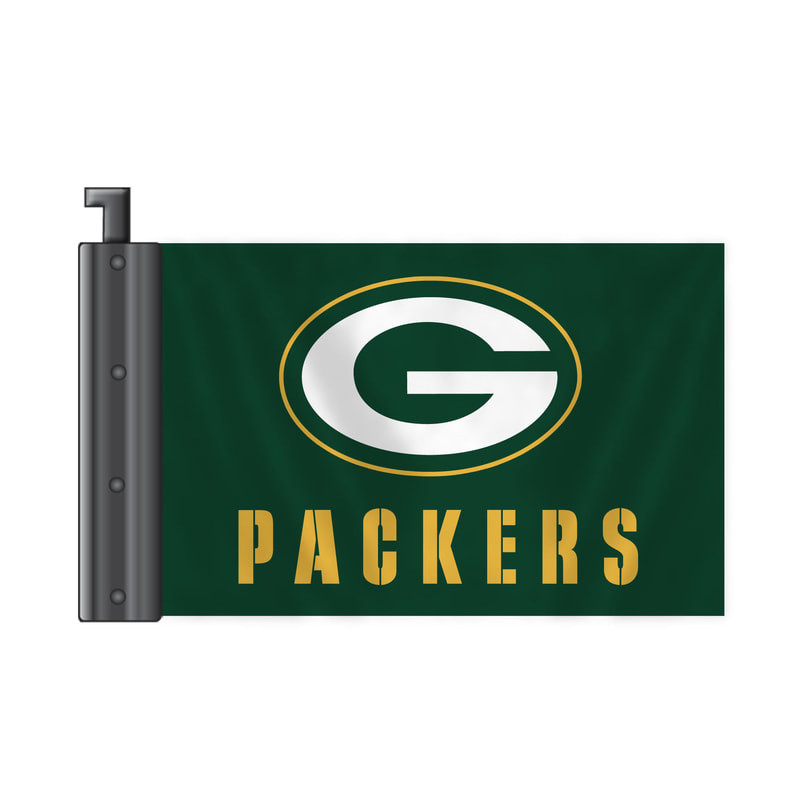 Green Bay Packers Antenna Flag