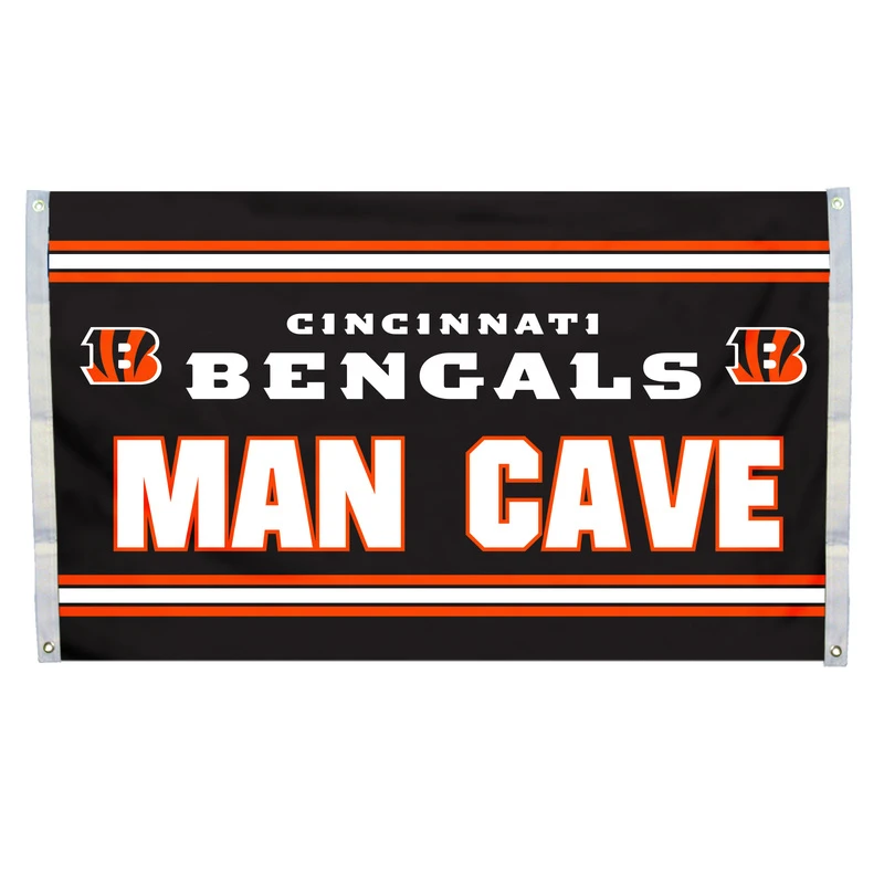 Cincinnati Bengals Flag 3x5 Man Cave