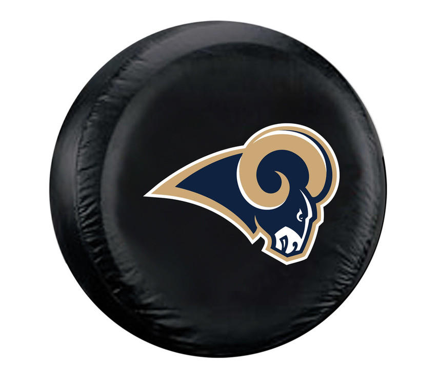 Los Angeles Rams Tire Cover Large Size Black